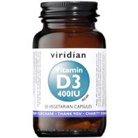 Vitamin D3 (Vegan) 400 IU (10µg)
