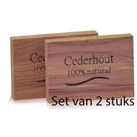 Cederhout ladenblok 2 stuks