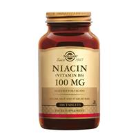 Solgar Niacin 100 mg (Vitamine B-3, nicotinezuur)