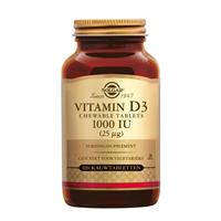 Vitamine D3 1000IU kauwtabletten