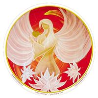 Raamsticker Lotus Angel of Love