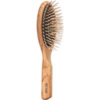 Houten borstel, rechte houten knop