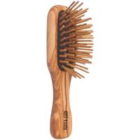 Mini borstel olijf, houten knoppen